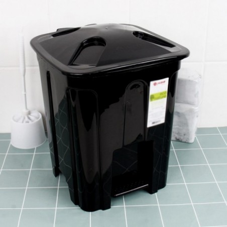 Lixeira Com Pedal 15 Litros Eco Nature Jaguar No Atacado