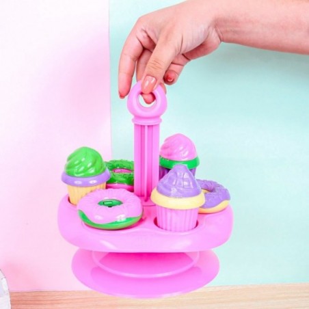 Porta Bolos Cupcake Brinquedo Infantil Zuca Toys Na Solapa