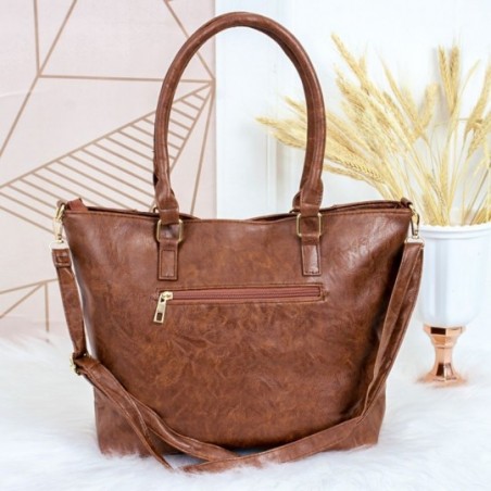 Bolsa Feminina Totem Ombro Texturizada Alça Dupla
