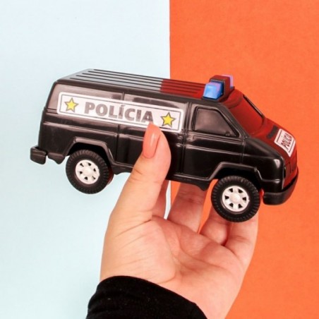 Carro Furgão Polícia Serviço Colorido Brinquedo Infantil
