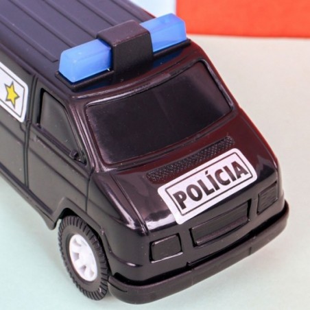 Carro Furgão Polícia Serviço Colorido Brinquedo Infantil