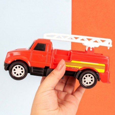 Caminhão Bombeiro C/ Escadas Brinquedo Infantil Colorido