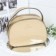 Bolsa Feminina Alça De Mão Estruturada Em Verniz