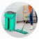 Mop Rodo Mágico Balde Duplo Esfregão Flat C/ Refil WellClean