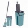 Mop Rodo Mágico Balde Duplo Esfregão Flat C/ Refil WellClean