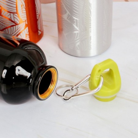 Garrafa Squeeze Alumínio 500 Ml C/ Mosquetão Wellmix
