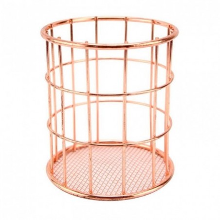 Porta Talher Aramado Rose Decorativo Wellmix No Atacado