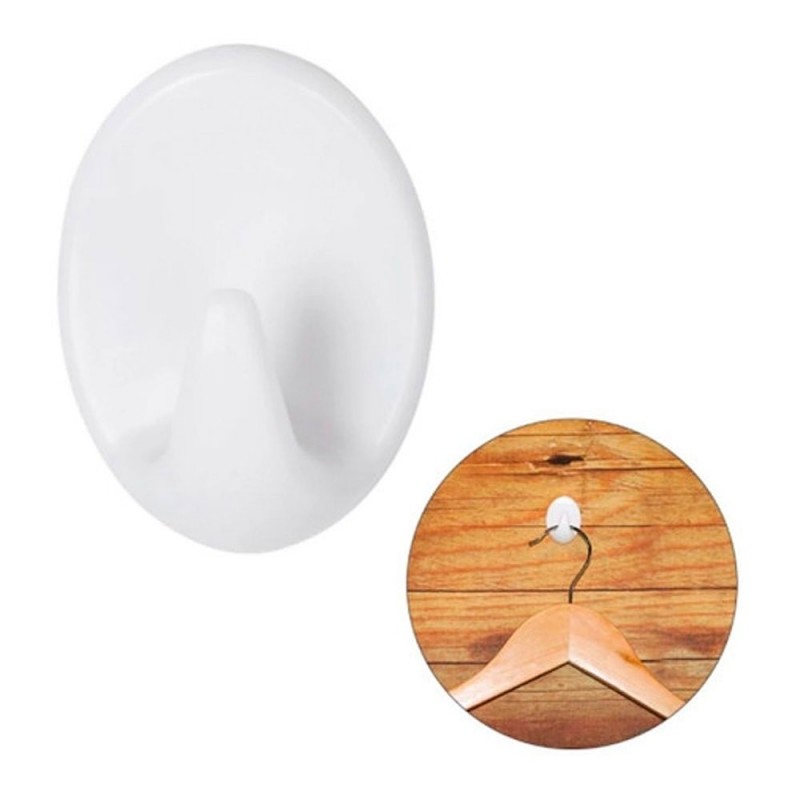 Kit 4 Ganchos De Parede Plásticos Autoadesivos Wellmix
