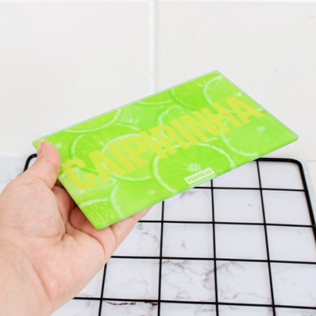 Mini Tábua Corte Em Vidro Para Caipirinha 16X10 Cm Fratelli