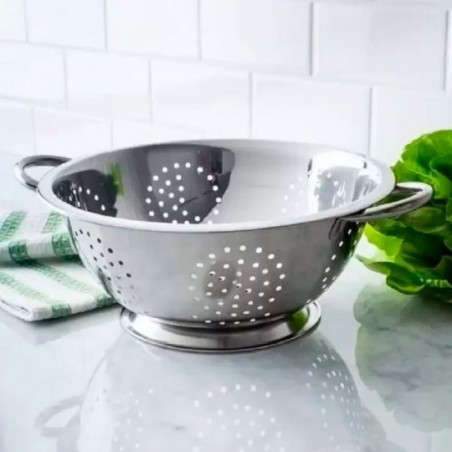 Escorredor De Massas Crocodile Black Em Aço Inox Fratelli