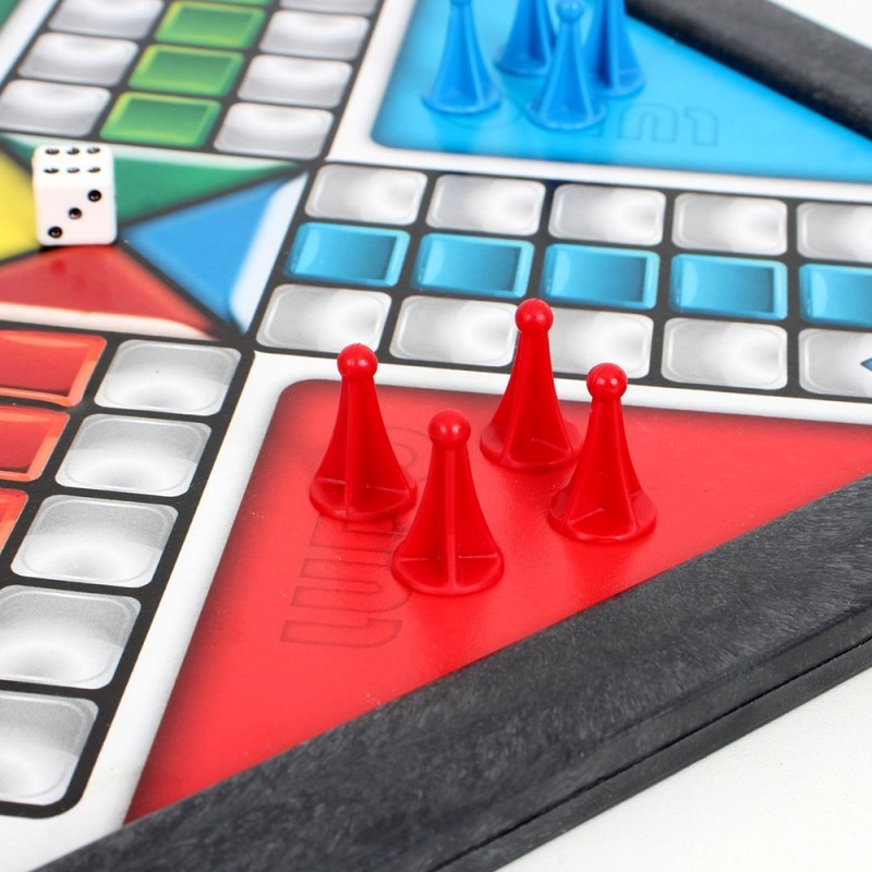 Jogo Educativo Tabuleiro Ludo E Sobe Desce Dutati No Atacado