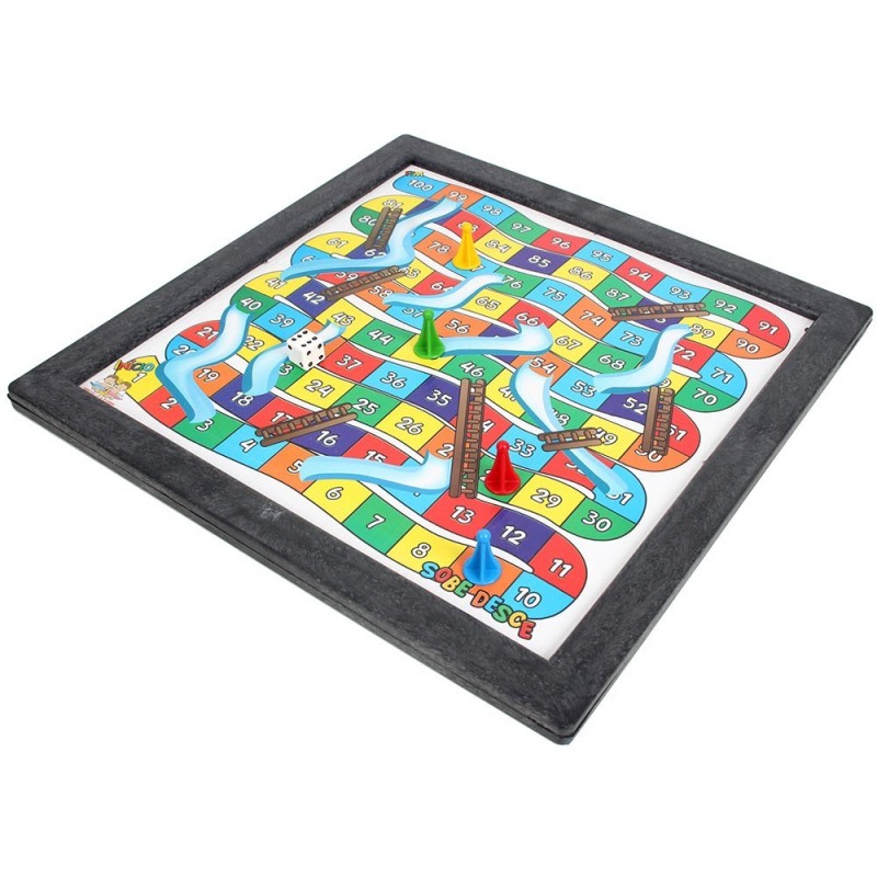 Jogo Educativo Tabuleiro Ludo E Sobe Desce Dutati No Atacado