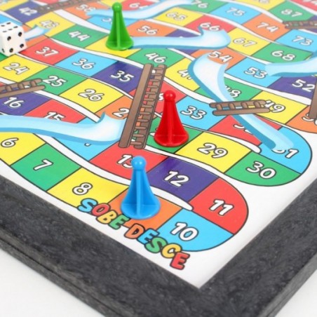 Jogo Educativo Tabuleiro Ludo E Sobe Desce Dutati No Atacado