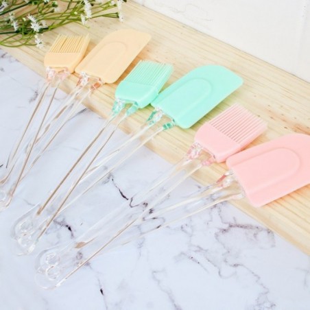 Kit Espátula Silicone Pão Duro + Pincel Culinário - Fratelli
