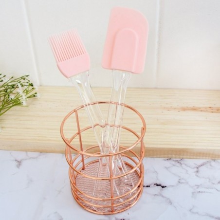 Kit Espátula Silicone Pão Duro + Pincel Culinário - Fratelli