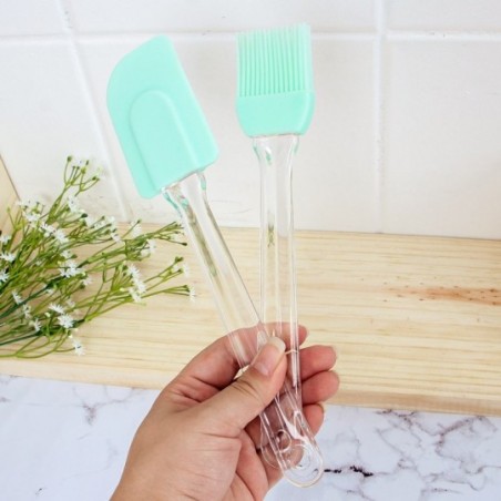 Kit Espátula Silicone Pão Duro + Pincel Culinário - Fratelli