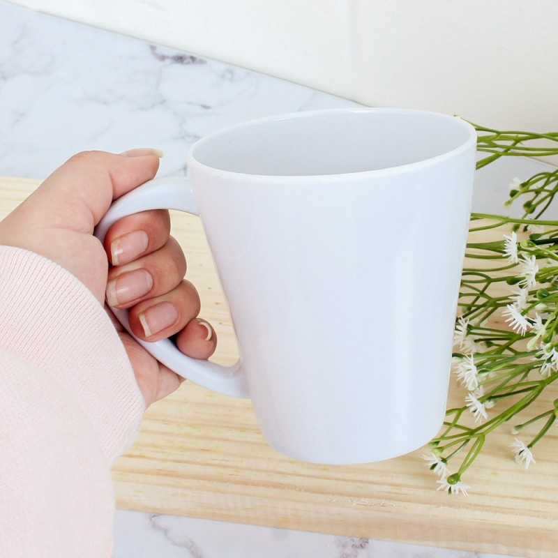 Caneca De Melamina Branca 270 Ml