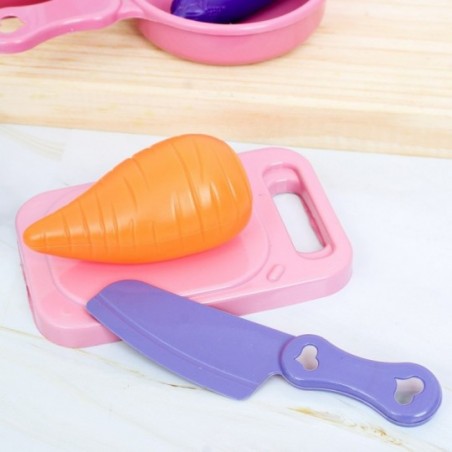 Conjunto Panelinha Com 8 Peças Brinquedo Infantil Zuca Toys