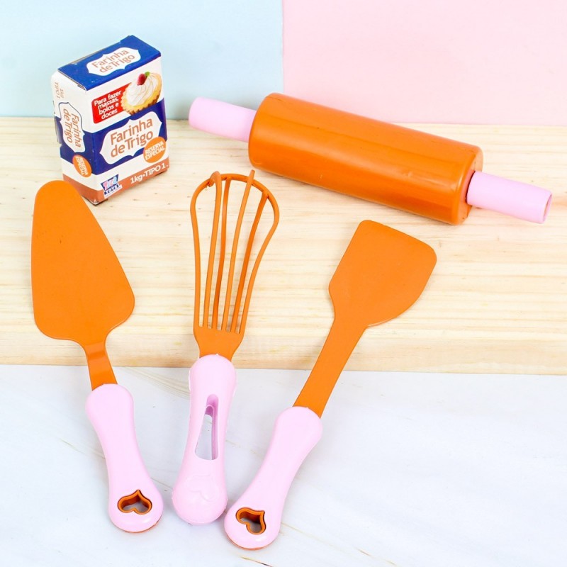 Conjunto Confeitaria Com 5 Peças Infantil Zuca Toys