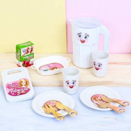 Kit Jantarzinho Das Princesas 12 Peças Infantil Zuca Toys