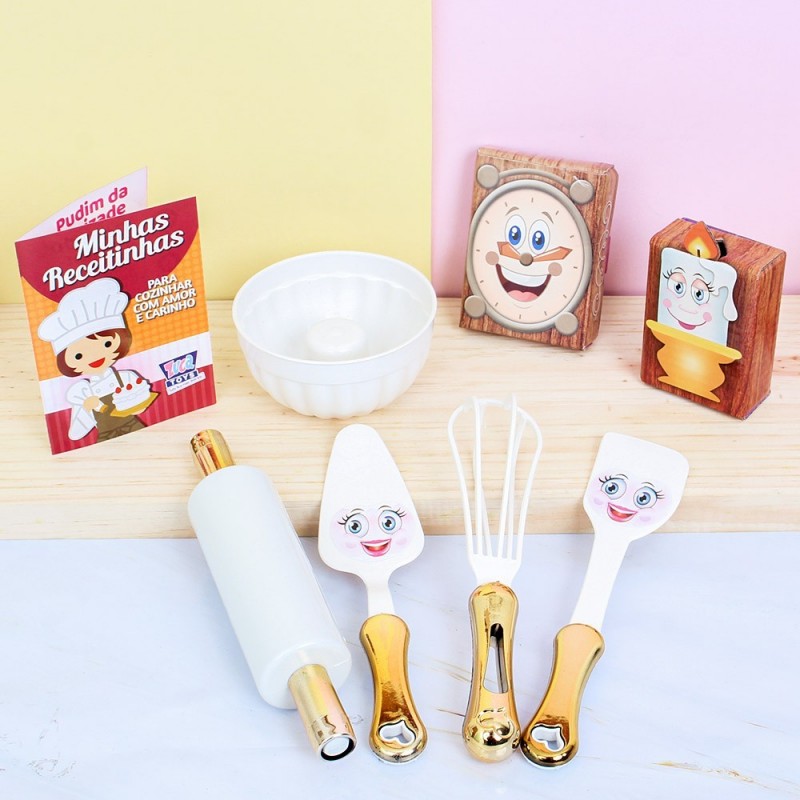 Conjunto Confeitaria Da Princesa Com 8 Peças Zuca Toys