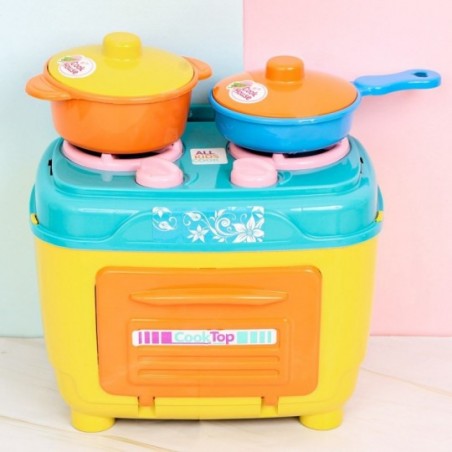 Kit Play Cooker Com 3 Peças Brinquedo Infantil Zuca Toys