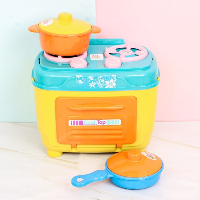 Kit Play Cooker Com 3 Peças Brinquedo Infantil Zuca Toys