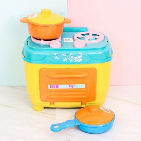 Kit Play Cooker Com 3 Peças Brinquedo Infantil Zuca Toys