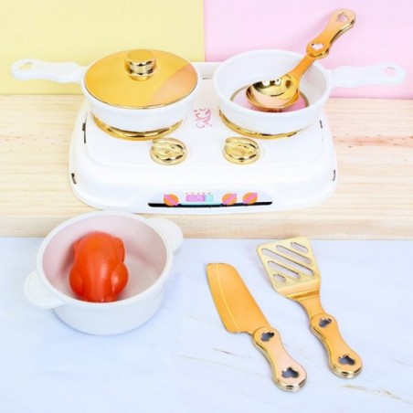 Kit Cozinha Da Princesa Com 8 Peças Infantil Zuca Toys