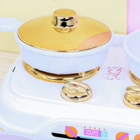 Kit Cozinha Da Princesa Com 8 Peças Infantil Zuca Toys
