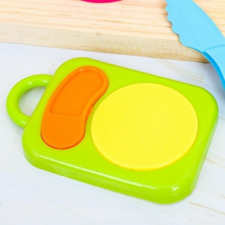 Kit Infantil De Cozinha Com 9 Peças Coloridas Brinquedo