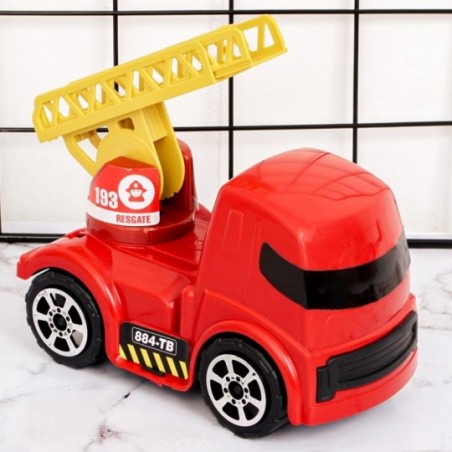 Kit Caminhão + Helicóptero De Bombeiro Infantil