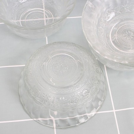 Conjunto 7 Tigelas Sobremesa Redonda Glassy Vidro Fratelli