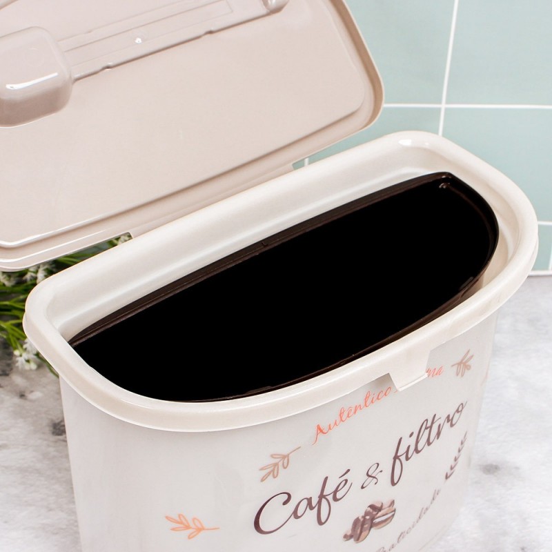 Porta Filtro C/ Porta Café + Colher De Sopa - Plasútil