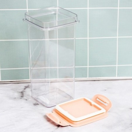 Pote Porta Mantimentos Hermético C/ Travas 1,24L Plasútil