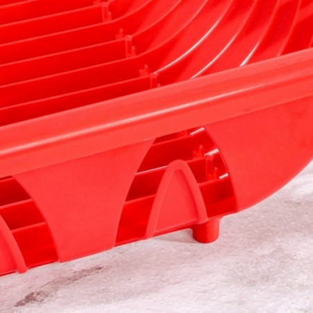 Escorredor Louças Copos Pratos Talheres Vermelho Plasútil