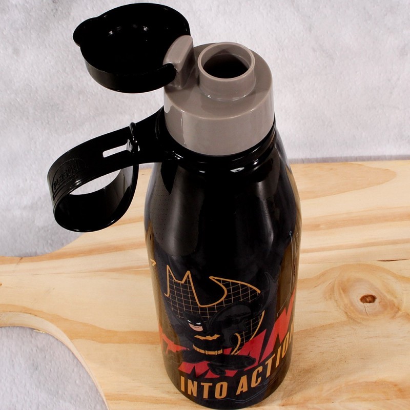 Garrafa Squezee Tampa Flip Top 530 Ml Batman - Plasútil
