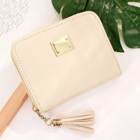 Carteira Feminina Alça De Mão C/ Tassel Porta Cartões