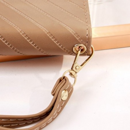 Carteira Feminina Em Tressê C/ Tassel Porta Moedas Cartões