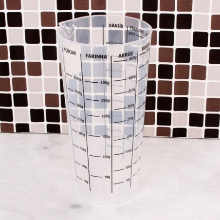 Copo De Medidas Dosador Graduado C/ Bico 500ml ErcaPlast