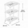 Fruteira Organizador Vertical Triplo Preto Arqplast