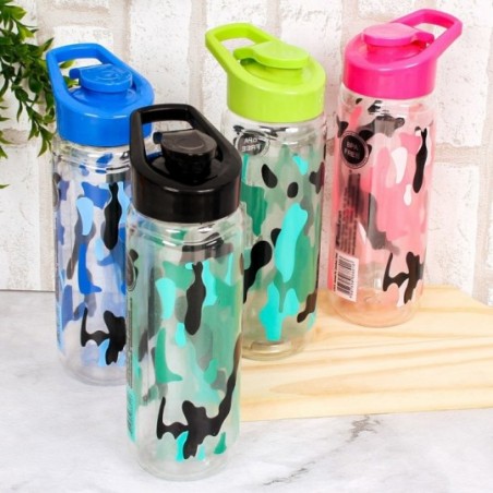 Garrafa Squeeze Sleeve Camuflada Plasduran 720ML