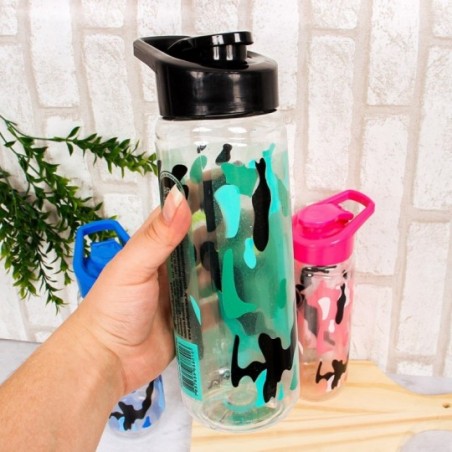 Garrafa Squeeze Sleeve Camuflada Plasduran 720ML