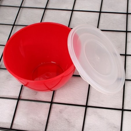 Tigela Pote C/ Tampa 350ml Cores Variadas ErcaPlast