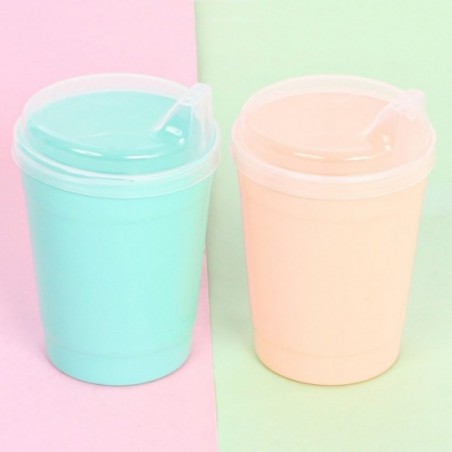 Kit Copo Infantil Chuquinha Bico 2 Peças Colorido ErcaPlast