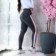 Calça Moletom Feminina Listras Com Cordão E Bolsos Laterais