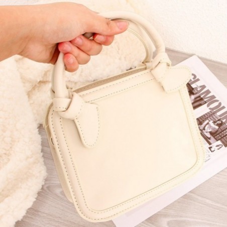 Bolsa Luxo Mini Feminina De Mão Estruturada Quadrada