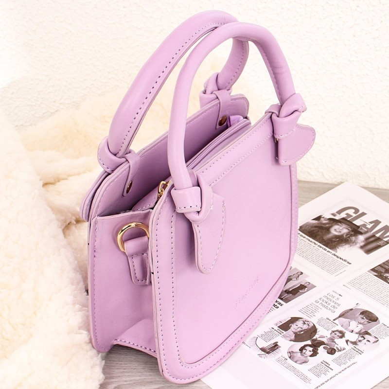 Bolsa Luxo Mini Feminina De Mão Estruturada Quadrada