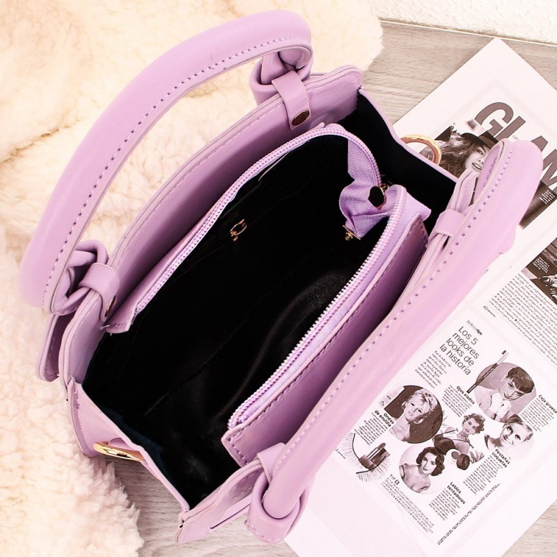 Bolsa Luxo Mini Feminina De Mão Estruturada Quadrada