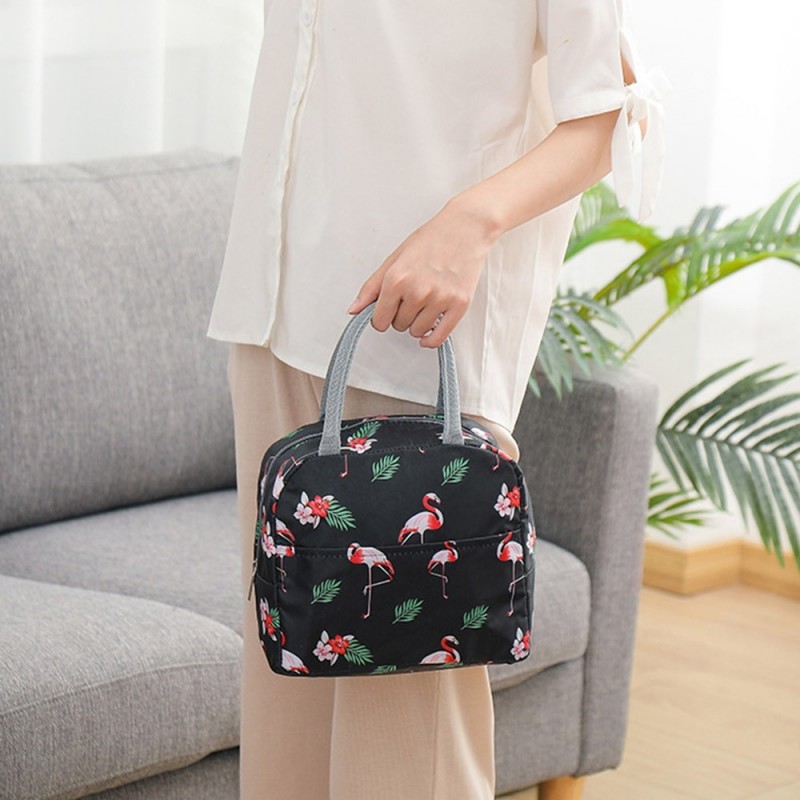 Bolsa Feminina De Mão Térmica Marmita Viagem Estampada